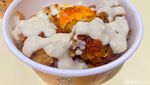 Mantul! Truffle Chicken Rice dengan Siraman Saus Jamur, Keju, dan Mentai