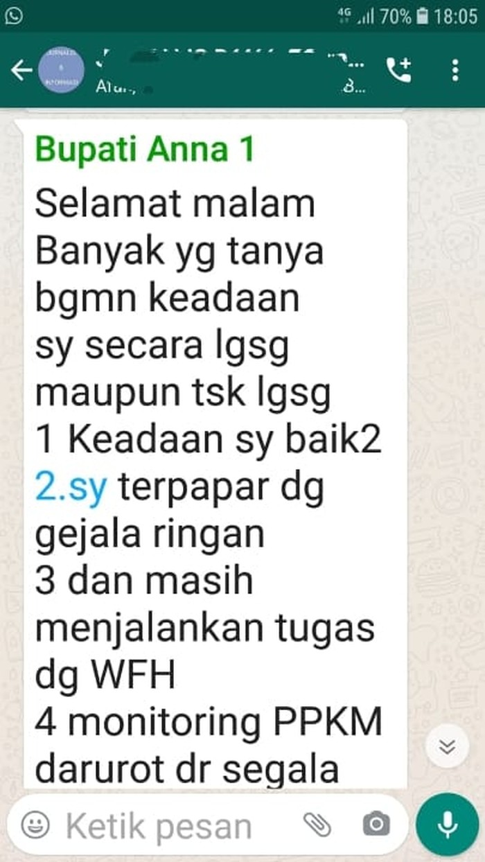 Bupati Bojonegoro Anna Muawanah
