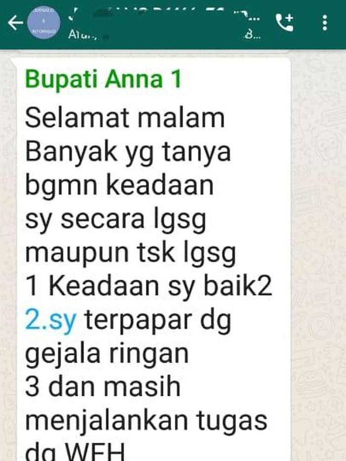 Bupati Bojonegoro Anna Muawanah