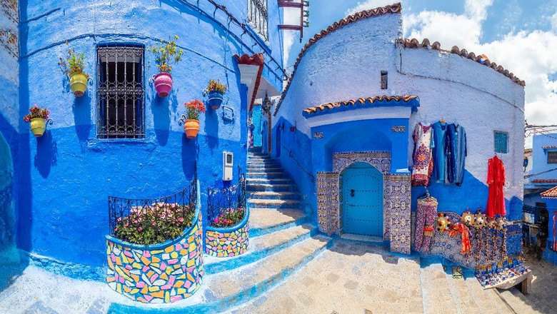 Chefchaouen di Maroko