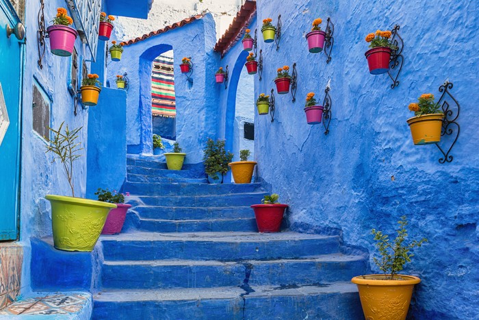 Chefchaouen di Maroko Chefchaouen di Maroko