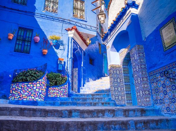 Potret Kota Biru Negeri Dongeng Maroko, Chefchaouen