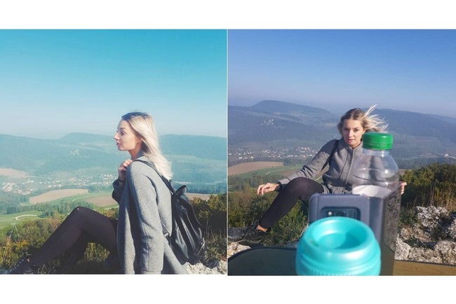 Nasib kalau liburan sendiri. Mau foto aja perjuangannya harus ekstra. Jiwa kekreativitasan pun terpaksa harus dikeluarkan. Foto: Instagram.com/the_truth_is_not_pretty