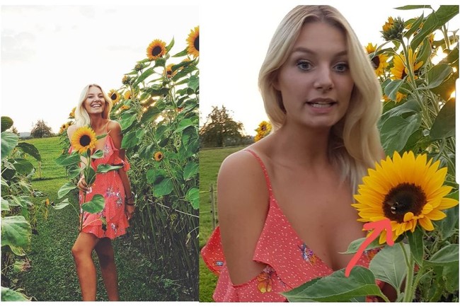 Kalau mau foto-foto sebaiknya hati-hati deh. Jangan sampai nanti setelahnya kamu jadi di sengat lebah yaa.. Foto: Instagram.com/the_truth_is_not_pretty