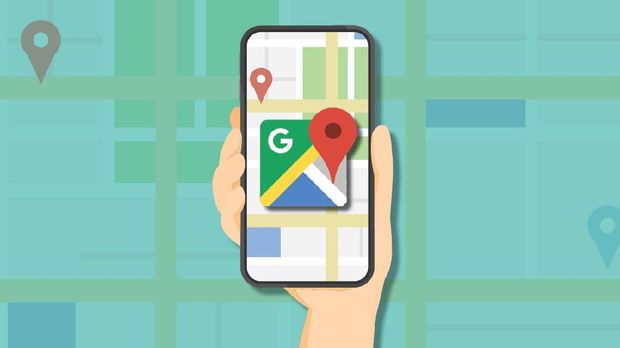 Ilustrasi Google Maps