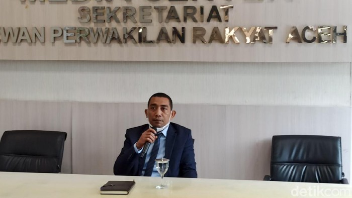 Ketua DPR Aceh Dahlan Jamaluddin (Agus Setyadi/detikcom)