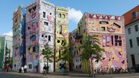 Banyak tempat nyeni di Braunschweig. Salah satunya adalah Rizzi House yang eksentrik ini. Banyak wisatawan datang ke sini buat foto-foto. (Getty Images/Jorisvo)