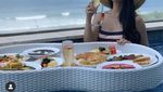 Makin Cantik, Gaya Gracia Indri Saat Floating Breakfast hingga Dinner Mewah