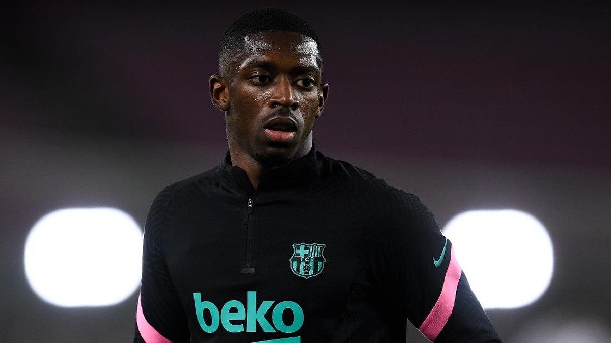 Ousmane Dembele rawan cedera selama di Barcelona. (Foto: Getty Images/David Ramos)