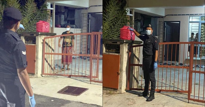 Polisi Ini Antarkan Makanan untuk Buruh Pabrik yang Minta Tolong Karena Kelaparan Polisi Ini Antarkan Makanan untuk Buruh Pabrik yang Minta Tolong Karena Kelaparan