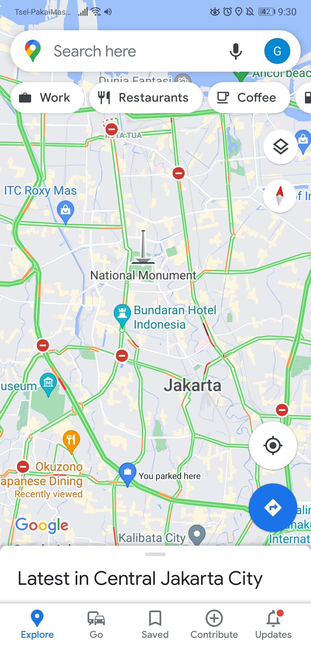 Screenshot Google Maps
