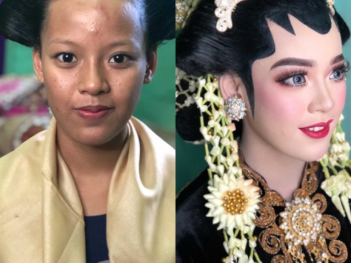 Viral pengantin yang viral di TikTok.