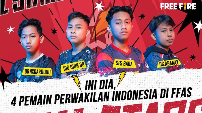 4 Pro Player ini Wakili Indonesia di Free Fire All Stars 2021: Asia