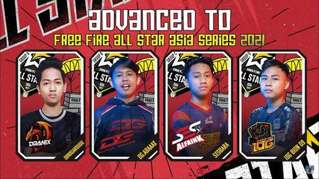 4 Pro Player ini Wakili Indonesia di Free Fire All Stars 2021: Asia