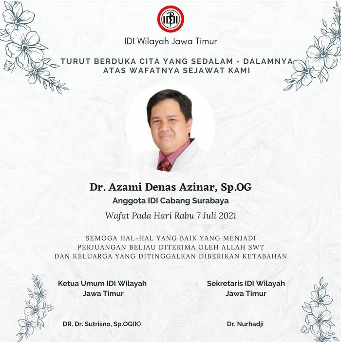 dokter meninggal