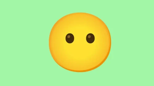 emoji whatsapp wajah tanpa mulut