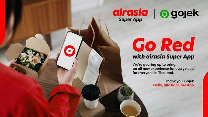 Gojek dan Airasia kawin di Thailand