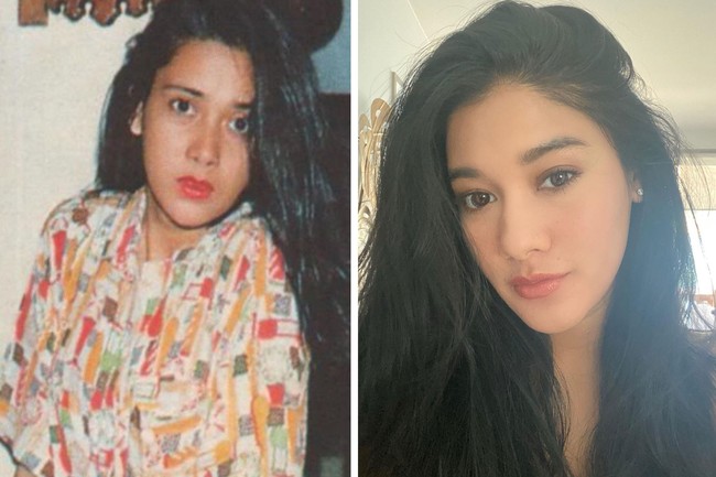 Menggeluti bidang profesi yang sama, ibu dari Naysilla Mirdad, Lydia Kandou juga cukup banyak dikenal masyarakat. Bakat beraktingnya itulah yang kemudian diturunkan kepada anak-anaknya, salah satunya Naysilla Mirdad. Jika dilihat, wajah Lydia Kandou saat masih muda sangat mirip dengan Naysilla yaa.. Foto: dok. Instagram/@lydiakandou_/@naymirdad