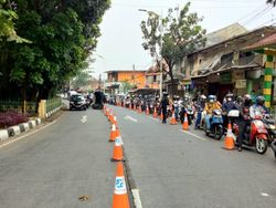 Penyekatan PPKM Darurat Lenteng Agung, 189 Kendaraan Diputar Balik
