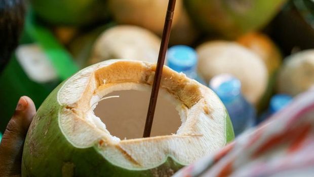 Minum Air Kelapa Hijau Plus Air Jeruk Nipis Bisa Sembuhkan COVID-19, Ini Faktanya!