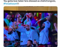 Italia Tekuk Spanyol, Forza Azzurri Lantang Berkumandang