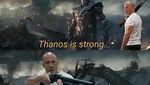 Kocak! Meme Dom Toretto Fast and Furios, Adu Kuat sama Thanos Bawa-bawa Keluarga