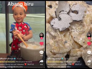 Mewah! Anak Rachel Vennya Bikin Pasta Berbahan Jamur Puluhan Juta