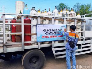 Kebutuhan Oksigen Meningkat, 3 Kabupaten Ini Butuh Lebih 200 Tabung Sehari