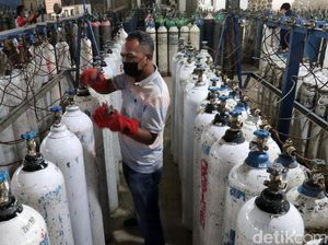 Pemerintah Genjot Produksi Oksigen Medis dan Jamin Ketersediaan Obat