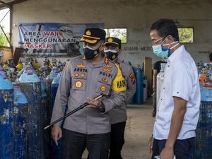 Polisi Pastikan Stok Oksigen Medis di Probolinggo Aman dan Tercukupi
