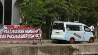 Saat diberlakukan penyekatan PPKM Darurat, jumlah penumpang turun drastis.