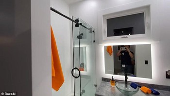 Ini desain kamar mandinya. Foto: Boxabl