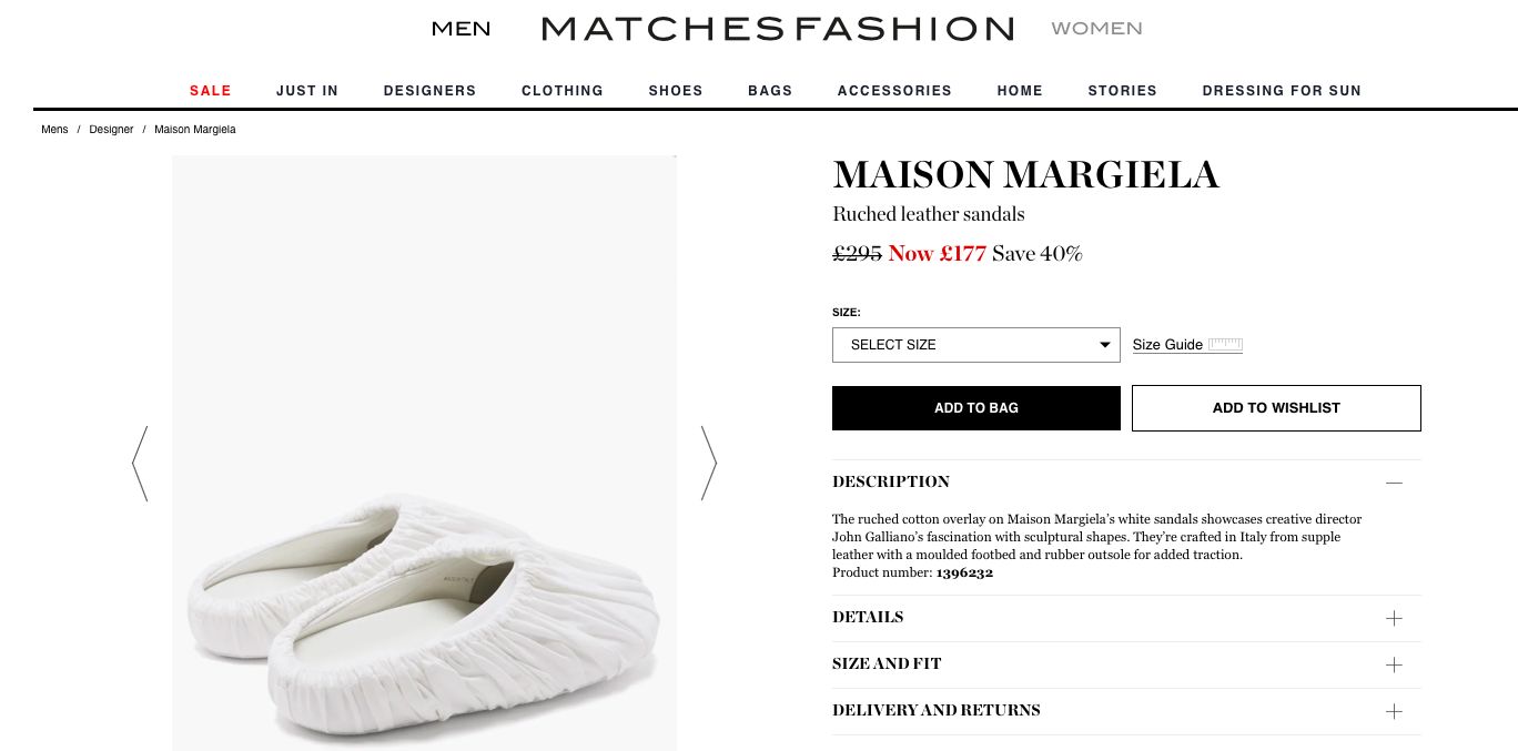 Sandal Maison Margiela