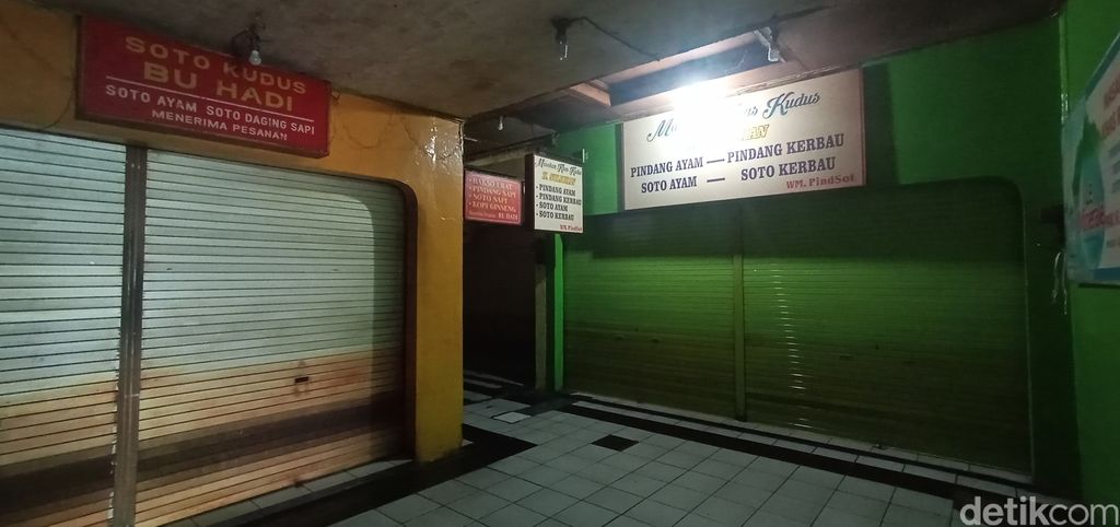 Dampak PPKM, Pedagang Soto Kudus di Taman Bojana Tutup karena Tak Ada Pembeli