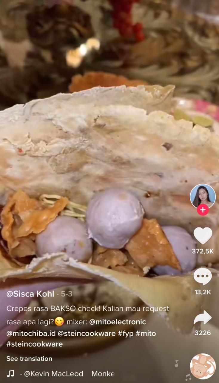 Eksperimen 'Gila' Sisca Kohl, Ada Es Krim Ketoprak dan Crepe Sate Kambing!