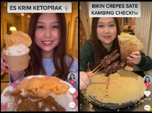 Eksperimen Gila Sisca Kohl, Ada Es Krim Ketoprak dan Crepe Sate Kambing!