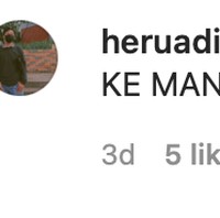 Kalau masih sama-sama single sih balikan nggak masalah. Tapi jangan sampai sudah punya pasangan tapi masih intens berkomunikasi sama mantan ya.. Bisa perang dunia deh kalau gitu. Foto: Instagram/@heruadisaputraaa