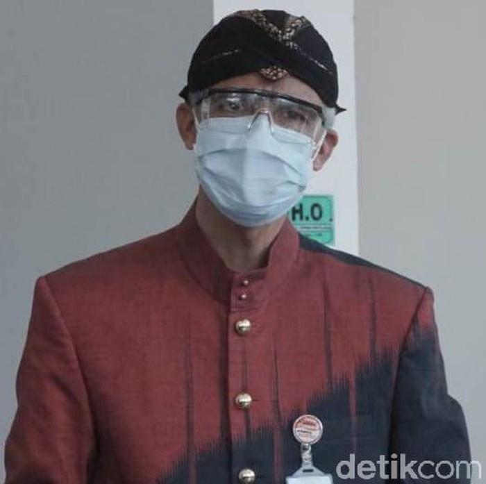 Gubernur Jateng Ganjar Pranowo di RSI Banjarnegara, Kamis (8/7/2021).