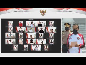 Jokowi Lepas 28 Kontingen RI untuk Olimpiade Tokyo 2021
