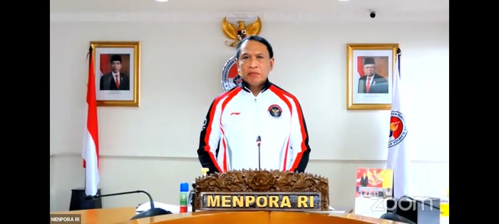 Menpora Zainudin Amali mengukuhkan atlet-atlet yang siap mewakili Indonesia dalam ajang Olimpiade Tokyo 2020.