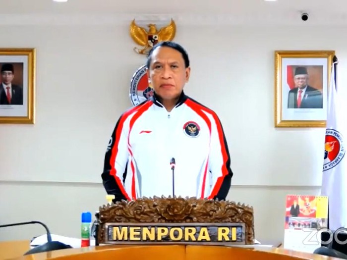 Menpora Zainudin Amali mengukuhkan atlet-atlet yang siap mewakili Indonesia dalam ajang Olimpiade Tokyo 2020.