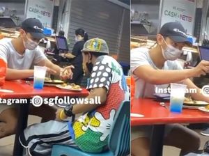 Mulia! Pria Ini Suapi Makan Penjual Tisu Penyandang Disabilitas yang Tak Berdaya