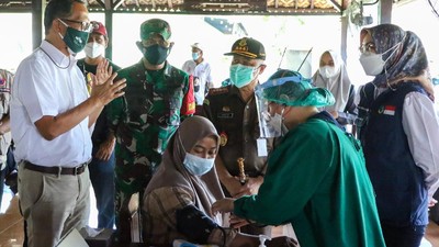 Pelaksanaan Vaksinasi Gotong Royong di Purwakarta