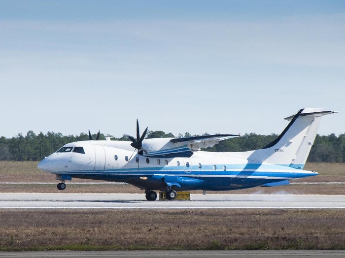 Pesawat Wolfhound C-146A milik milter AS. (Dan Neely via www.af.mil)