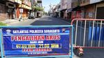 Polisi Bersenjata Amankan Penyekatan Jalan di Solo