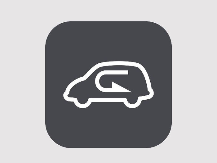 Logo recirculation mode pada AC mobil