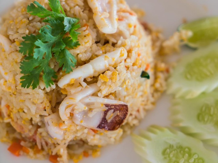 Resep Nasi Goreng Cumi ala Thai