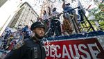 Semarak Pawai untuk Pahlawan Pandemi di New York