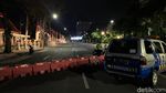 Sunyi Sepi Jalanan Kota Surabaya di Kala PPKM Darurat