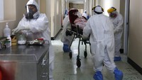 India dan Brasil menjadi negara yang melaporkan angka kematian Corona terbanyak setiap harinya dalam rata-rata tujuh hari, dan kini mengalami masalah dengan kremasi serta kurangnya pemakaman. AP/Guadalupe Pardo  